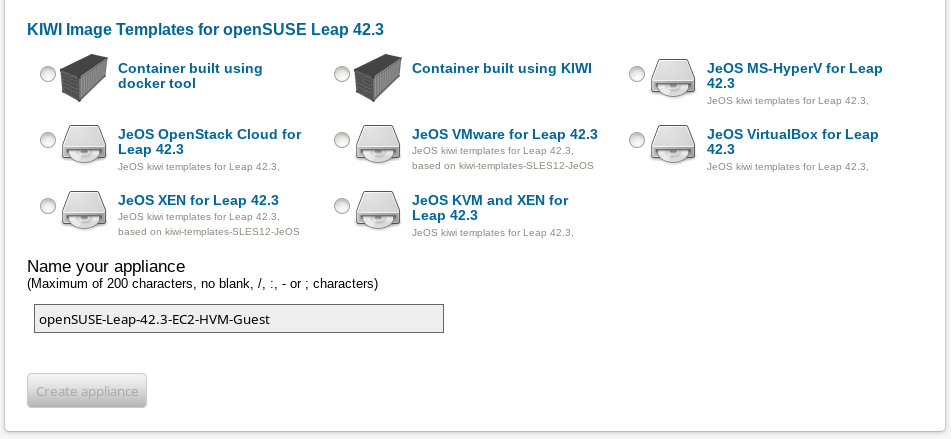 Container overview