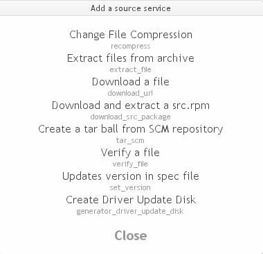 Source Services Screenshot